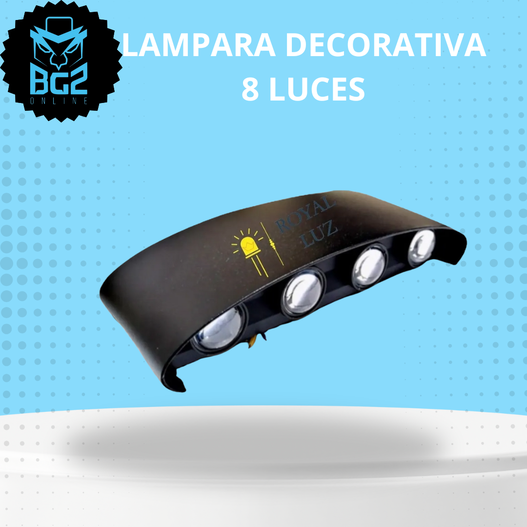 Miniatura 2 de LAMPARA DECORATIVA 8 LUCES